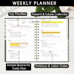 Skull Queen 2025 Academic Planner with Stickers