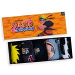 Odd Sox – Naruto Anime 5-Pack Crew Sock Gift Box Set – Unisex Large Sized – Officially Licensed – Features Naruto, Sasuke, Kakashi & More – Bold & Comfy Holiday Gift Set for Fans & Cosplayers