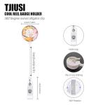 TJIUSI 4PCS Anime Badge Holder with Retractable Reel Funny Name Tag Card Holder Anime ID Badge Retractable Clip with Cute Alligator Clip for Nurses Student Teacher Women Men