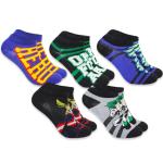 My Hero Academia Socks for Women - Bundle with 5 Pairs of No Show Socks Size 4-10 Plus Bookmark for Women, Teens | My Hero Academia Apparel Gift Set