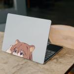 YUNEX 5.1 Inch Raphtalia Peeker Anime Car Stickers Cartoon DIY Decoraiton Window Laptop Bumper Trunk Motorcycle Waterproof Decals