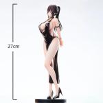 MABAIUDE Shiho Miyamae Figure Waifu Mature Anime Figurine, Standing Pose Sexy Girl, Illustration Revelation Original Painting Figure PVC Collection Gifts for Xmas