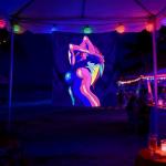 QGHOT Anime Girl Tapestry Nude Women Sexy Tapestry Blacklight Sex Art Tapestry Wall Hanging Black Light Tapestries Uv Glow in the Dark Hot Girl Poster for Adults Room Bedroom Dorm Wall Decor 60x50in