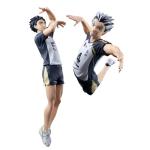 YLEAFUN Kotaro Bokuto Figure Akaashi Keiji Model Anime Action Figurine Collectible Ornaments Desktop Decoration