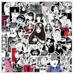 50pcs Anime Stickers for Teens Adult, Waterproof Vinyl Movie Decal for Water Bottle Skateboard Guitar Travel Case Bike Laptop,Car Bumper,Luggage,Phone (FJ50)