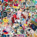 Shy Beside Heavy Bust Sexy XXX 210 Hentai Sticker Cute Die-Cut Stickers for Adult Laptop Skateboard Motorcycle Car Bike Luggage Case Decoration Waterproof Decals