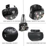 ZAROXOXS Ita Bag Crossbody Handbags Kawaii Shoulder Purse Square Backpack with Insert Anime Pins Display