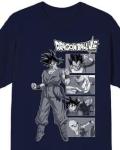Dragon Ball Super Character Panels Men's Periwinkle Crew Neck Short Sleeve T-Shirt-XXL