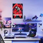 Framed Anime Chainsaw Man Poster For Fans Kids Birthday Gifts-Manga Lovers Posters Canvas Art Print Manga Picture For Teen Girls/Boys Room Bedroom Wall Decor