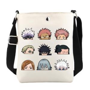 VAMSII Japanese Anime JJK Crossbody Bag Anime Lover Gift JJK fans merch (Anime JK MB)