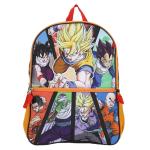 BIOWORLD, Boys, Five-Piece 16" Backpack Set for Boys (Little Kid/Big Kid), Orange, One Size