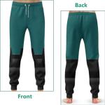 BIUTEY Anime Mha Hoodie and Sweatpants Midoriya Izuku Cosplay Hooded Pullover Sweatsuit Jogger Men's Tracksuits 2 Piece Set (S, Blue-A)