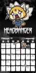 2025 Aggretsuko Wall Calendar