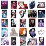 50Pcs JJK Stickers Pack Waterproof Vinyl Decals Anime Stickers for Laptop Skateboard Phone Guitar Travel Case Bike, Cartoon Style for Teenagers and Adults