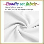 BIUTEY Anime Mha Hoodie and Sweatpants Midoriya Izuku Cosplay Hooded Pullover Sweatsuit Jogger Men's Tracksuits 2 Piece Set (S, Blue-A)