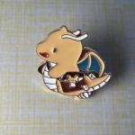 Kawaii Postman Dragonites Hard Enamel Pins Cute Cartoon Flying Dragon Lapel Pin Video Game Fan Collection Badge Fashion Jewelry