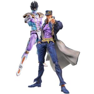 YLQANONG Kujo Jotaro Figures Star Platinum/Brando Anime Figure Statues Ultra Movable Anime Action Figurine Ornaments for Fans