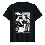 Anime Unisex T-Shirts Men Women Cotton Tees Top Black