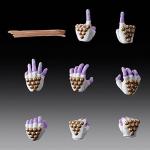 YLQANONG Kujo Jotaro Figures Star Platinum/Brando Anime Figure Statues Ultra Movable Anime Action Figurine Ornaments for Fans