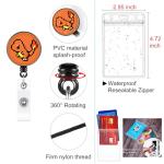 Cute Anime Badge Reel and Name Tag Set