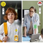 Cute Anime Badge Reel and Name Tag Set