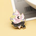 Protection From Assholes Enamel Pin Remark Protecting Girls Pretty Crystal Brooch Witch Moon Amulet Metal Badge Cartoon Anime Backpack pin buckle