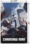 Chainsaw Man - Key Art Wall Poster, 34L" x 22.4W", Unframed Version