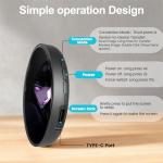 Electronic Badge Anime Pins for Backpacks - Personalized Mothers Day Gift Digital Pins with HD Touchscreen Photo Video Pixel Display Decor- Perfect for Unique Personal Show