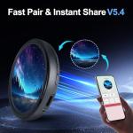 Electronic Badge Anime Pins for Backpacks - Personalized Mothers Day Gift Digital Pins with HD Touchscreen Photo Video Pixel Display Decor- Perfect for Unique Personal Show