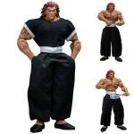 Hanma Yujiro Action Figure - 1/6 Scale Anime Figurine Yujiro Hanma Statue, Articulated Joints Movable Figure with Parts - Xmas Birthday Gifts 7.48''