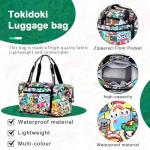 Tokidoki Unicorno Weekender Bags for Women travel Expandable Carry on Bag with Trolley Sleeve Foldable Duffle for Work (Green)