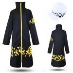Colonghsou Anime Cosplay Costume Cloak Hat Surgeon Uniform Coat Halloween Costumes for Men Small