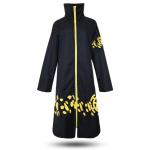 Colonghsou Anime Cosplay Costume Cloak Hat Surgeon Uniform Coat Halloween Costumes for Men Small