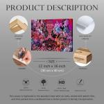 Framed Anime Jujotsu Kaisan Poster For Fans Kids Birthday Gifts-Manga Lovers Posters Canvas Art Print Manga Picture For Teen Girls/Boys Room Bedroom Wall Decor