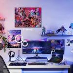 Framed Anime Jujotsu Kaisan Poster For Fans Kids Birthday Gifts-Manga Lovers Posters Canvas Art Print Manga Picture For Teen Girls/Boys Room Bedroom Wall Decor