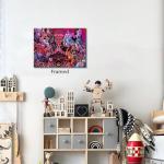 Framed Anime Jujotsu Kaisan Poster For Fans Kids Birthday Gifts-Manga Lovers Posters Canvas Art Print Manga Picture For Teen Girls/Boys Room Bedroom Wall Decor