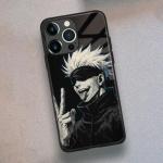 Akatxezy Creativity Edgy Japanese Anime Manga Phone Case for iPhone 17, Impact-Resistant Glass Back & TPU Shell