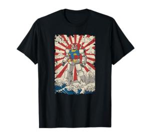 Kanagawa Wave Mecha Anime Robot T-Shirt