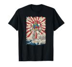Kanagawa Wave Mecha Anime Robot T-Shirt