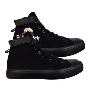 DHSPKN Anime Mha Canvas Shoes Deku Izuku Todoroki Sneakers Anime Cosplay High top Canvas Shoes