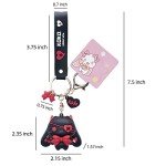 Cute Rabbit Anime Keychain for Bags and Keys