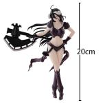 MABAIUDE Albedo Figure Statue 1/7 Scale Albedo Action Figure Standing Pose Anime Figurine Model Handmade Collectible Desktop Decoration Gifts for Fans