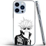Gojou Phone Case for iPhone 15 Pro - Manga Design