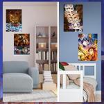 Babymiu Anime Wall Poster 8-Pack 11.5 x 16.5 INCH.Gifts Merch Party Supplies Unframed Version HD Printing Poster for Kids Room Club Wall Art Decor