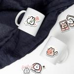 60 PCS Cute Cat Mouse Stickers - Kawaii Anime Cartoon Stickers, Indoor Decor Gifts Vinyl Waterproof Party Favor Supplies Gifts (Cute)