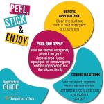 IMPERIAL VIBES - Gundam Love Sticker - Vinyl Decal Car – Indoor and Outdoor Use – Waterproof for Waterbottle Stickers, Laptop, iPad, Wall décor - Gundam Stickers for Car Bumper 2 Pack 5 inches Imp-109