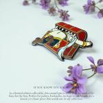 Frieren Enamel Pin Frieren Pins Beyond Journey’s End Hard Enamel Japanese Anime Badge Brooch | Frieren Collectible Limited Edition Anime Merch Accessories, Otaku Gift Pin for Jacket Backpack Ita Bag (CHEST)