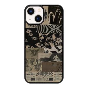qizjio Vintage Japanese Phone Case Shockproof Protective Dark Aesthetic Collage Anime Phone Case for iPhone 13