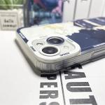 for iPhone 17 Pro Cute Clear Case, Japanese Cool Cartoon Anime Aesthetic Scenery Design Stylish Soft Shockproof Angel Eyes Protective Transparent Back Case Cover Shell (Landscape-4, for iPhone 17 Pro)