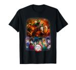 Demon Slayer: Infinity Castle Tanjiro Anime Group Poster T-Shirt